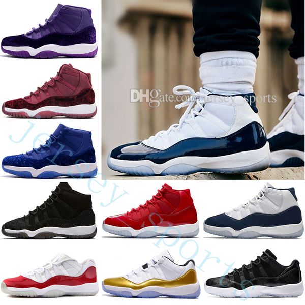 

new 11 space jam 45s bred gamma blue men basketball shoes concords 72-10 legend blue cool grey sports sneakers sports trainers
