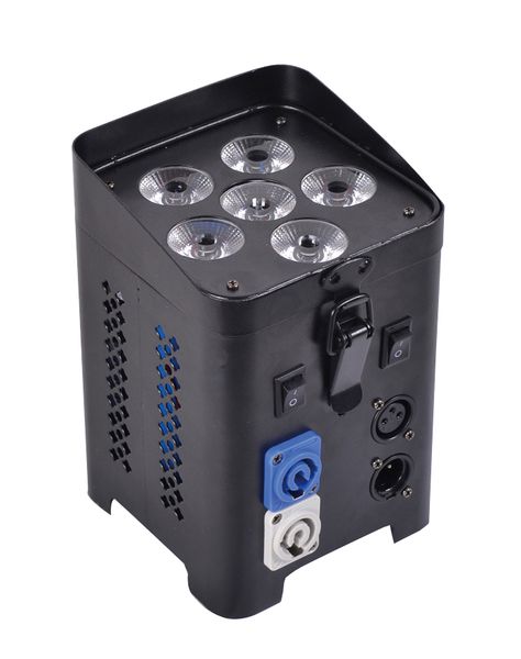 

12pcs / серия flight case paking 6 x12w rgbwauv led par can свет с беспроводной dmx control