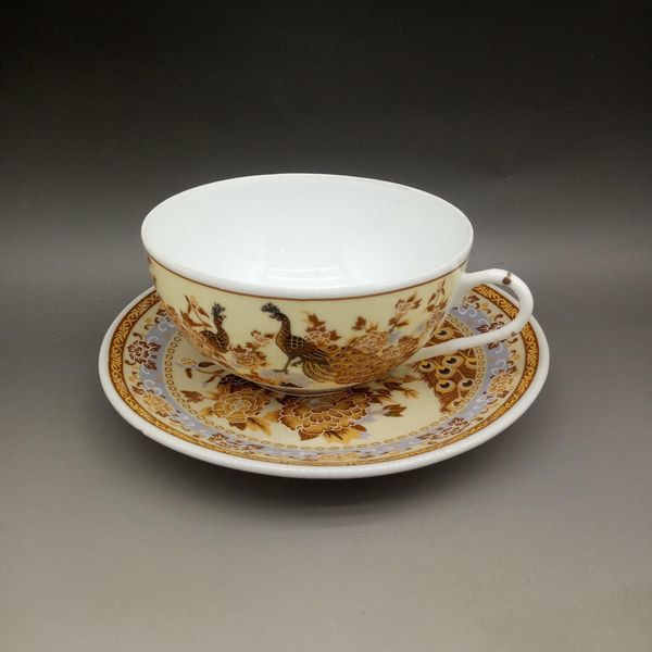 

китайский фарфор ручной работы павлин с узором чашки подносы