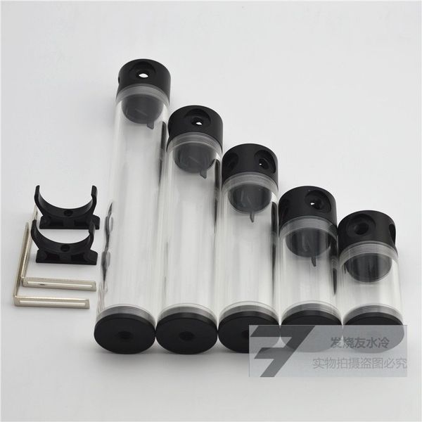 

EK Cylinder Water Cooling Tank with Stainless Steel Fixed Bracket 110mm 140mm 240mm 300MM 400MM Water Tank