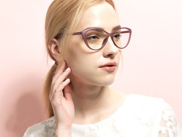 

woman eyeglasses frame women myopia glasses lady cat eye eyewear tr90 hyperopia man prescription spectacle fashion light flexi, Silver