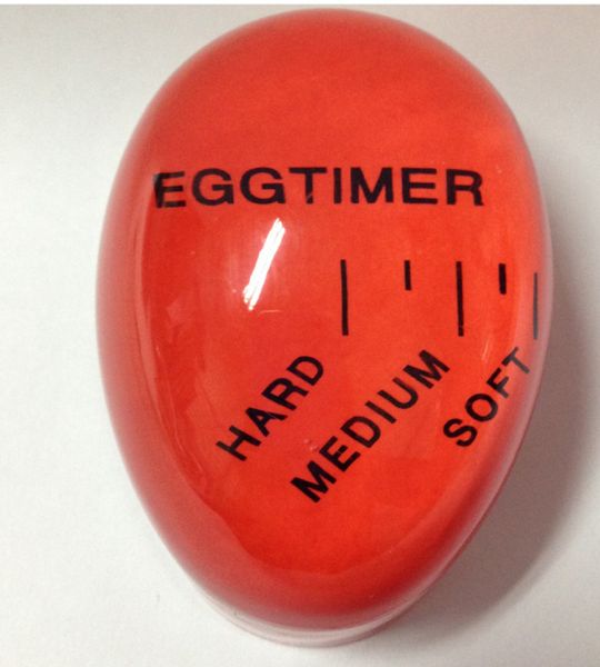Egg Times, timer che cambia colore, yummy, morbide uova sode, cucina, cucina, timer per uova in resina ecologica, strumenti timer rosso