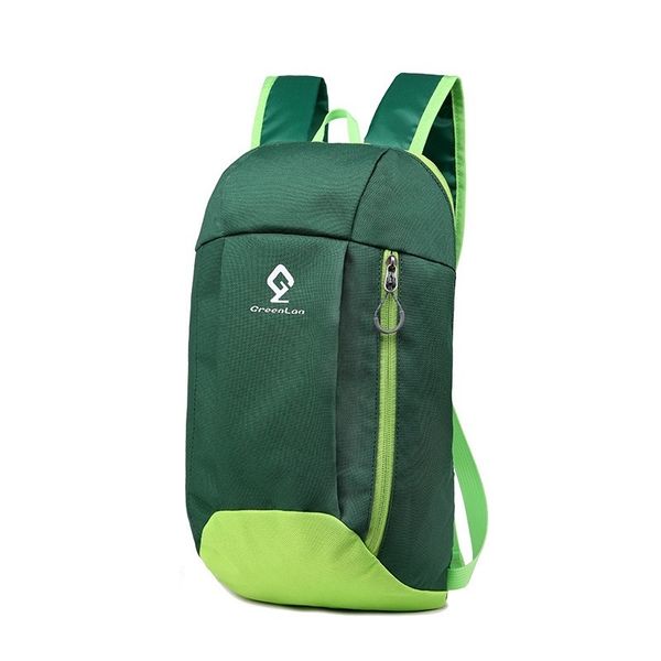 

greenlan 10l nylon ultra light hiking backpacks zipper with pull ring outdoor waterproof fitness teenager sport bag
