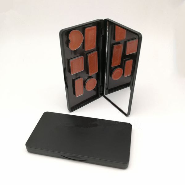 

magnetic eyeshadow packaging, cosmetic loose powder box, empty eye shadow case fast shipping f1401