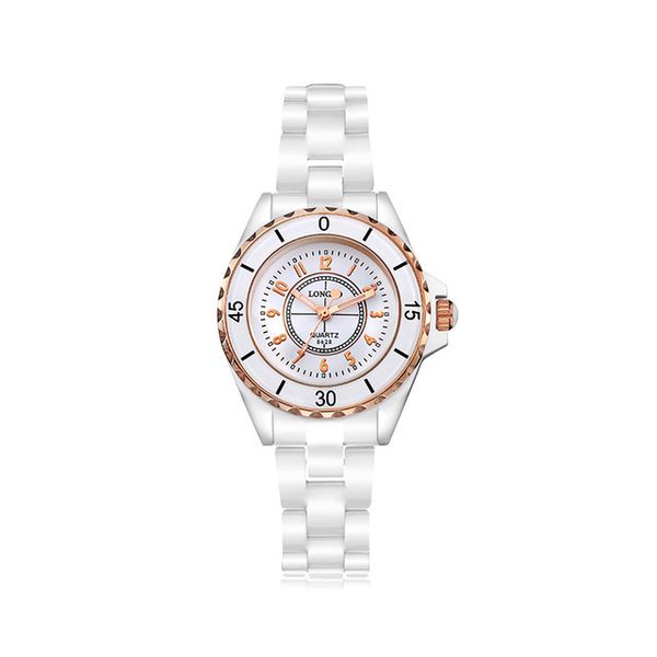 

foreign diamond watch waterproof quartz women's watch, Slivery;brown