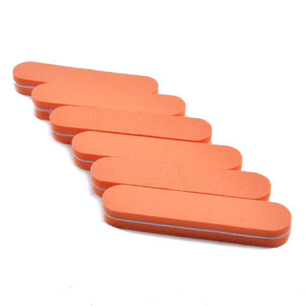 

10pcs/lot nail files durable buffing 100/180 grit orange nail buffer sanding pedicure manicure care art tools makeup beauty