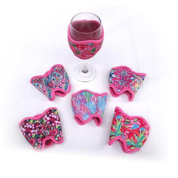 

Lilly pulitzer wine gla holder in ulated neoprene wine cooler cup leeve cover holder drinkware handle ooa5398