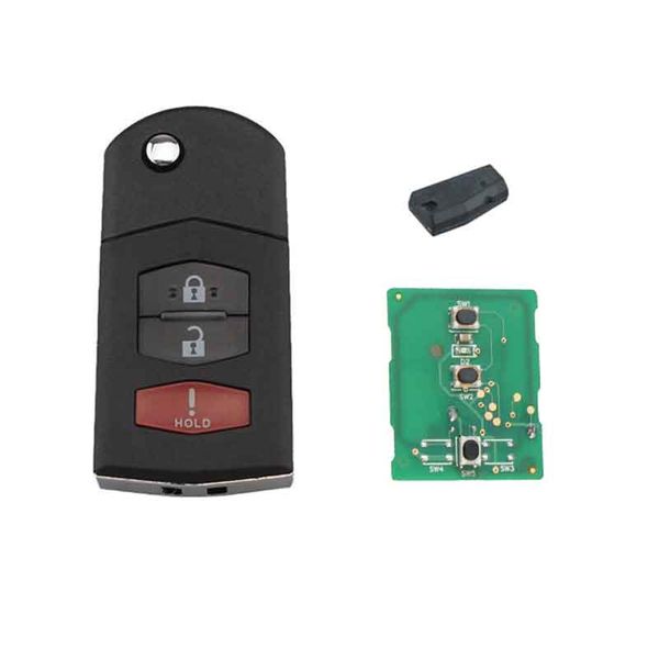 

313.8mhz remote key fob for mazda 2 5 cx-7 cx-9 2007-2015 3buttons kpu41788 id63 80bit chip original keys