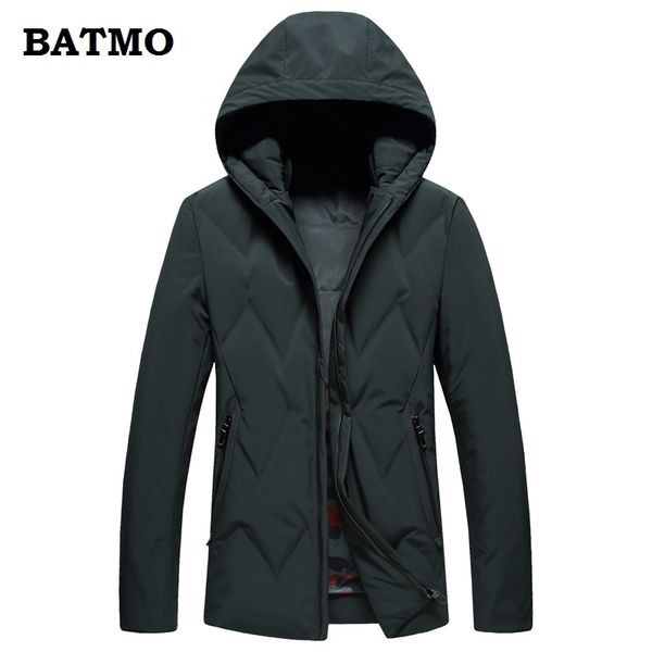 

2018 new arrival winter thiked warm 85% white duck down hooded jackets men,men's winter parkas 98507, Black