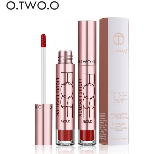 

O two o brand matte color lip glo ea y to wear long la ting lip makeup lip tick liquid lipglo matte