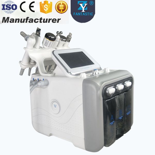 

2018 new product portable 6 in 1 hydra dermabrasion machine hydrogen oxygen facial care skin rejuvenation blackhead removal deep cleansing