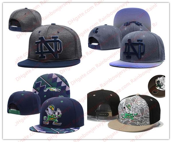 

NCAA Нотр-Дам борьба ирландский Snapback шапки 2018 новый колледж регулируемые шляпы все