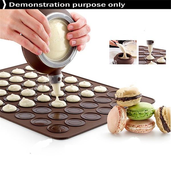 

wholesale-silicone macaron muffin dessert mold baking mat bakeware mat