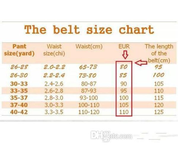 Belt Size Chart Women S Cm