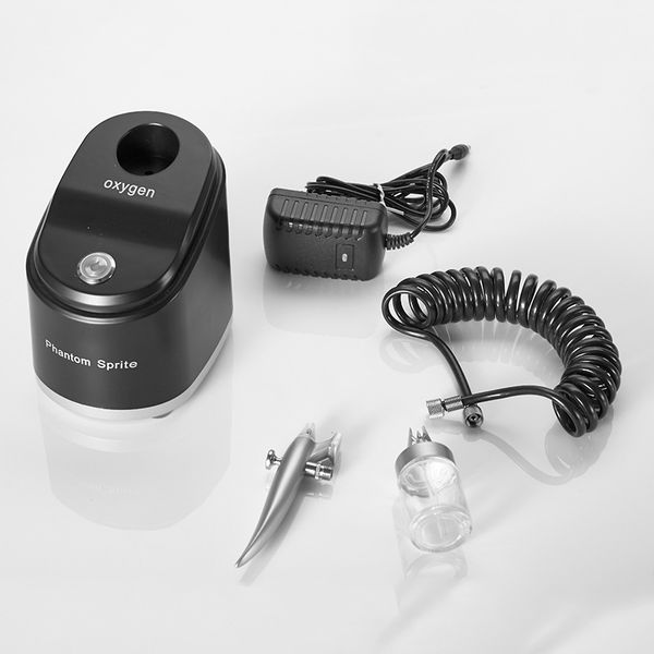 

pure oxygen jet facial skin care and skin rejuvenation beauty machine oxygen spray machine, Black;white