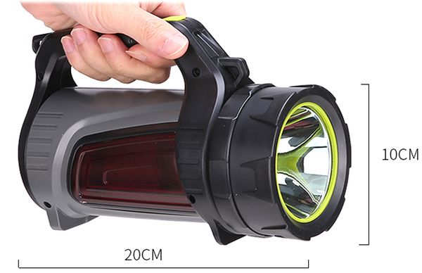 

new 50w portable light rechargeable led spotlights camping lantern searchlight hand held spotlight lamp