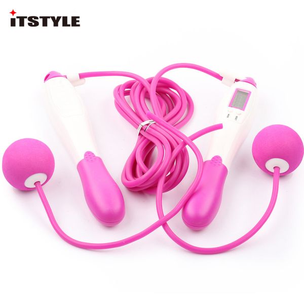 

jump rope wired and wireless with ball bodybuilding fitness digital calories counter skipping rope without battery