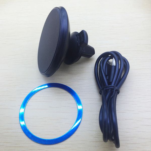 

Wireless Car Charger Holder 360 Degree Rotation Car Holder Qi Wireless Normal Charger Pad For iphone X 7 8 plus Samsung S8 Plus 2017 2018