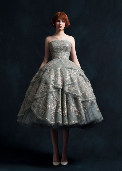 

krikor jabotian prom dresses ball gown strapless lace applique sequins layers tulle luxury formal dress party evening wear evening gowns, Black