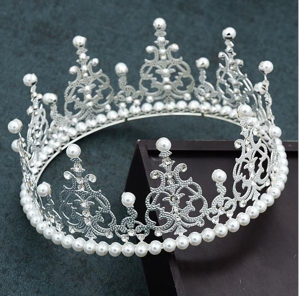 

diameter 17cm round crown wedding dress, birthday decorations, atmosphere, simple roasted bride, decorations, cake decorations, Silver