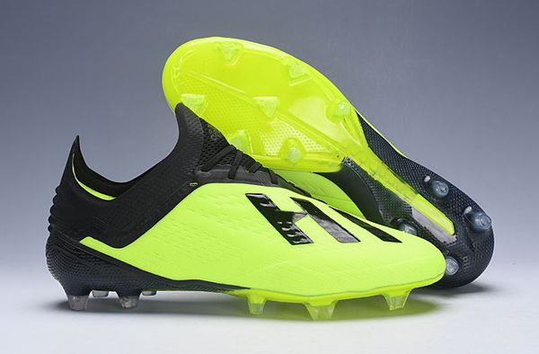 

Original World Cup Mens Low Ankle Football Boots X 18.1 FG Soccer Shoes X 18+ Speedmesh X18.1 Speed Mesh Outdoor Soccer Cleats