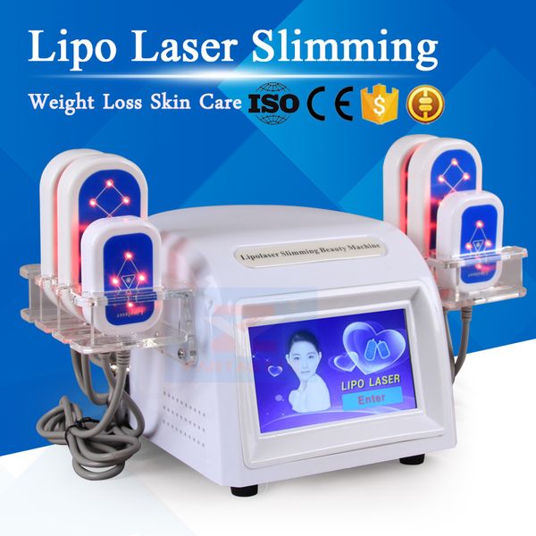 

professional 6 pad lllt lipolaser fat dissolve slimming 650nm diode laser fat burning portable weight loss body shape laser slimming machine
