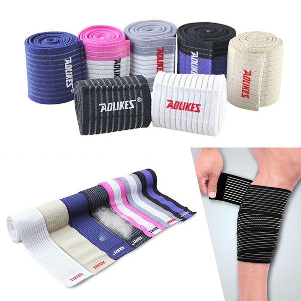 

90cm sport fitness bandage shin guard lower leg knee pads support guard basketball belt band kneepad multi purpose for men women, Black;yellow