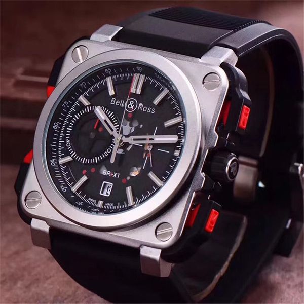 

Reloje hombre 2017 wi brand bell quartz watch men 039 all teel chronograph military port watch waterproof male dz clock