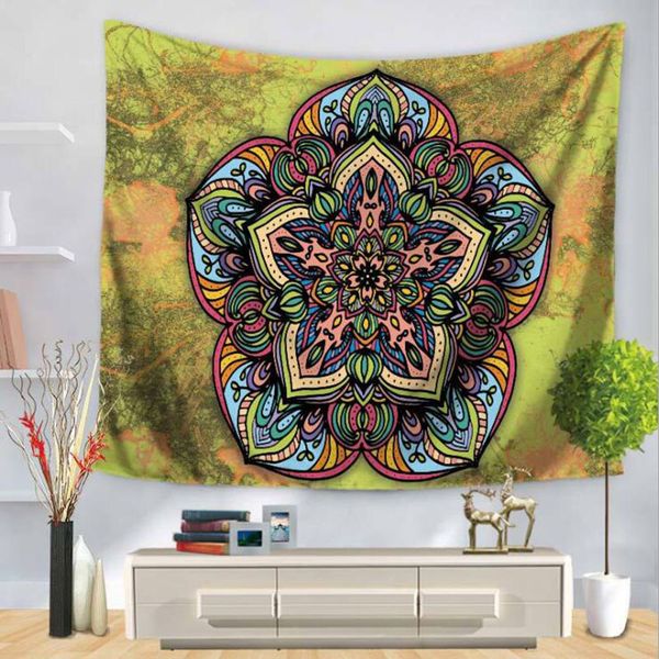 150 200cm Exotic Mandala Style Tapestry Cambodia Style Home
