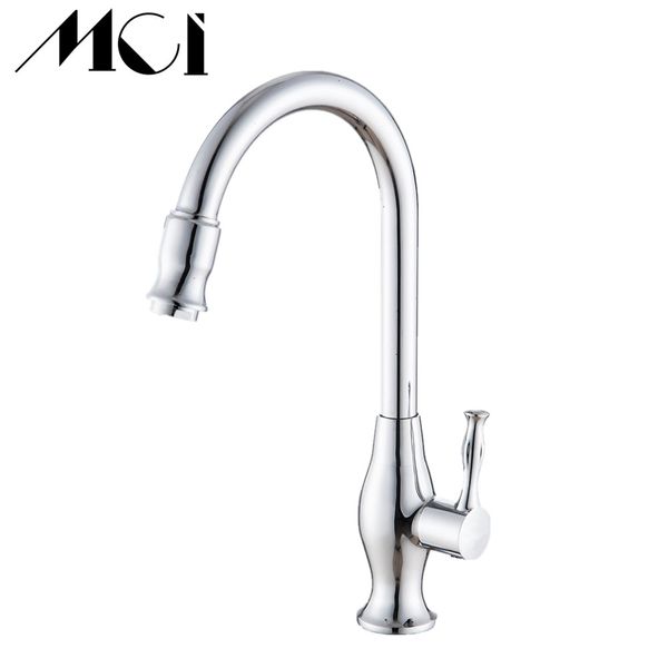 

kitchen faucet 360 degree rotation rule shape curved outlet pipe tap basin plumbing hardware sink fauce torneira cozinha mci