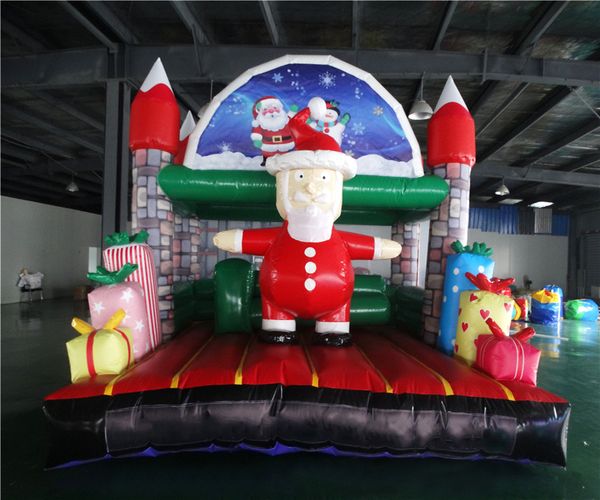 

2017 inflatable bounce house christmas festival inflatable toy