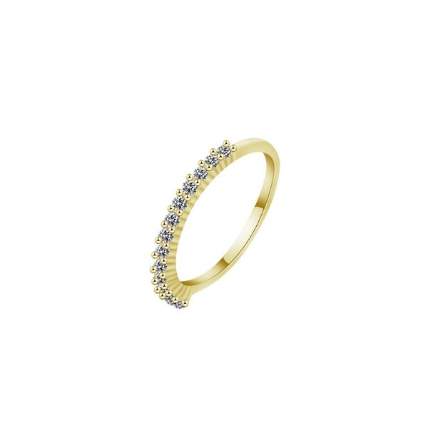

delicate bague femme bijoux cubic zirconia ring women wedding jewerly simple cz round finger rings propose anel masculino, Golden;silver