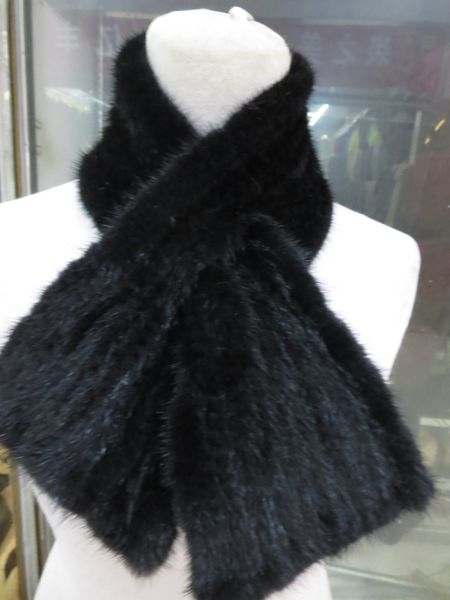 

latest style women's real mink fur scarf /multicolored, Blue;gray