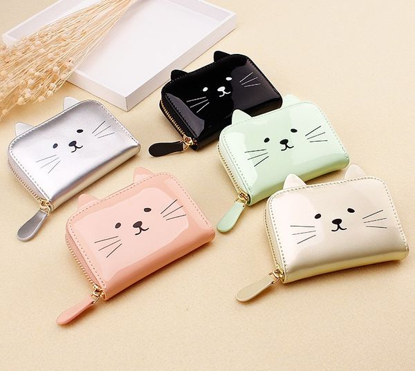 

rectangle fashionable leisure lady card bag pu pocket money wallet mobile wallet short coin purses card holders wallets a012, Red;black