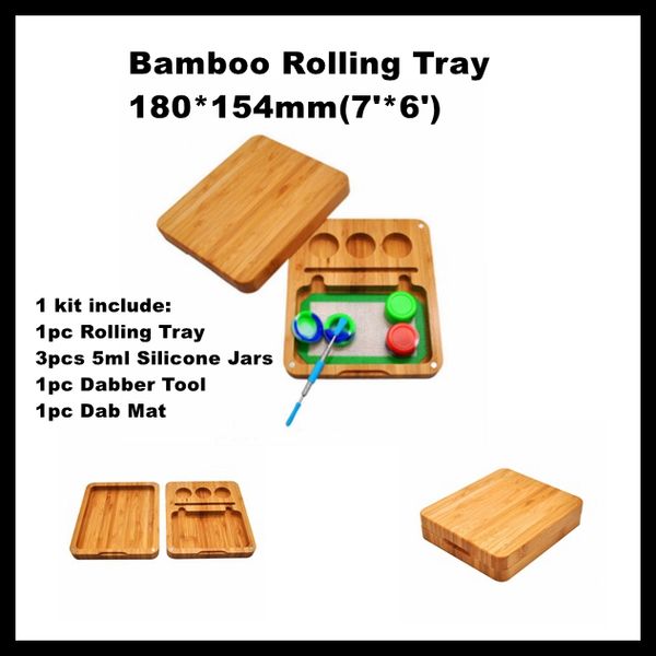 2019 Raw Wood Cigarette Rolling Tray Magnetic Rolling Tray
