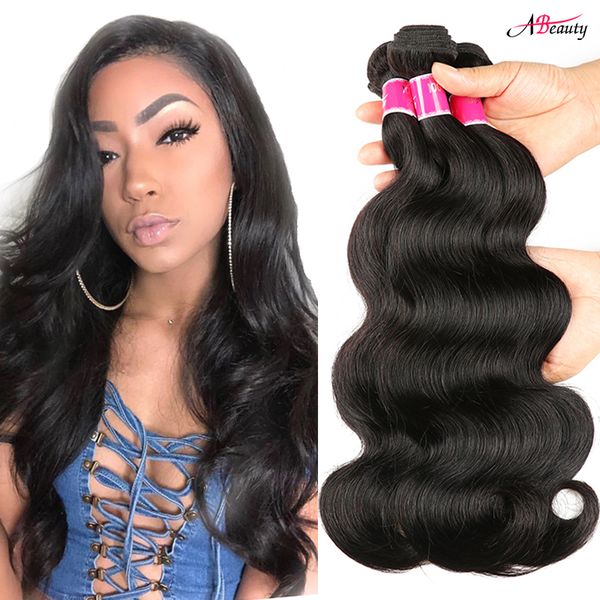 3 Bundles Unprocessed Brazilian Body Wave Virgin Hair Extension 8a