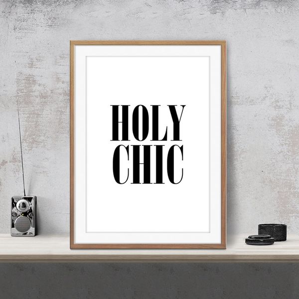 

motivational inspirational quotes holy chic art poster wall decor pictures art print poster unframe 16 24 36 47 inches