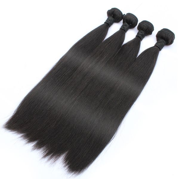 ELIBESS Hair-Drop Shipping keine Verwicklung kein Verschütten einfärbbar 50g / pcs 5 Bündel 100% Virgin Häutchen-Aligned Mink brasilianisches Haar