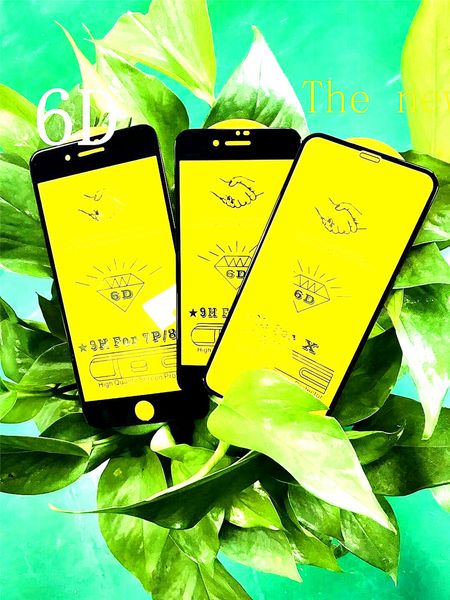 

9h 6 0 dtempered gla creen protector for iphone x 8 7 7 6 6 hd toughened protective film with packing dhl