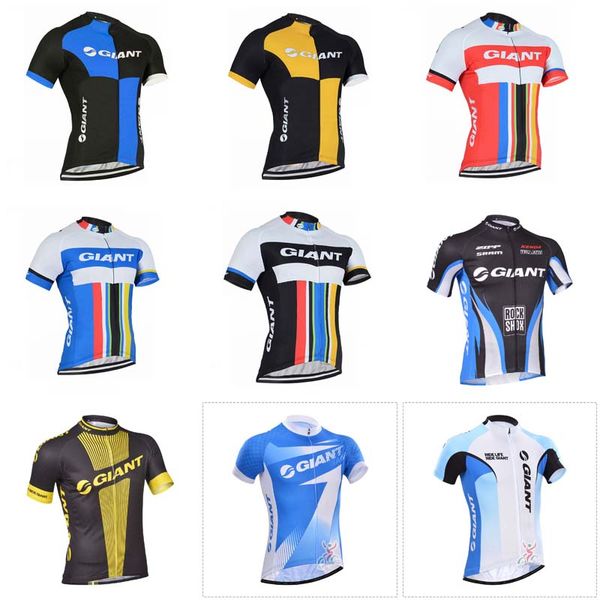 

GIANT PRO TEAM Велоспорт с коротким рукавом Джерси Велосипед ropa ciclismo hombre camisa de ciclismo мужские C1323