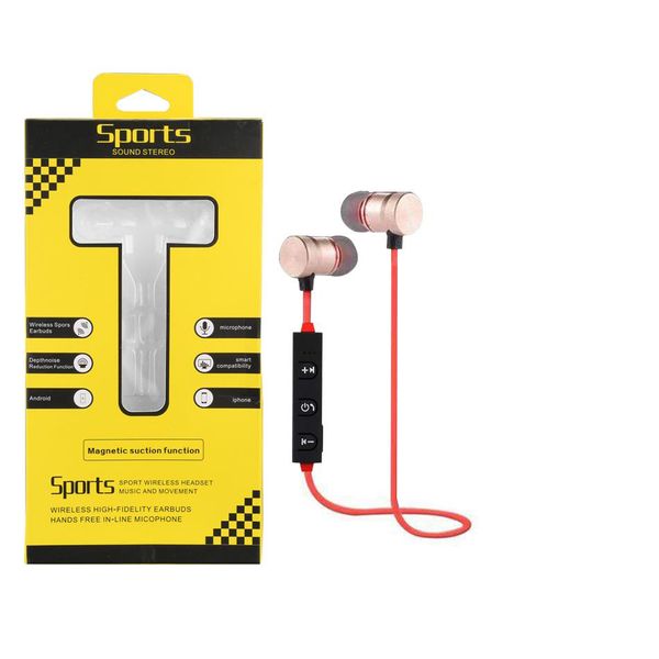 

M9 bluetooth headphone magnetic metal wirele running port earphone ear et with mic mp3 earbud bt 4 1 for iphone am ung lg martphone