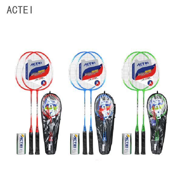 

actei br2220 28lbs iron alloy badminton racket 0.63mm line diameter suitable for amateur middle and senior players