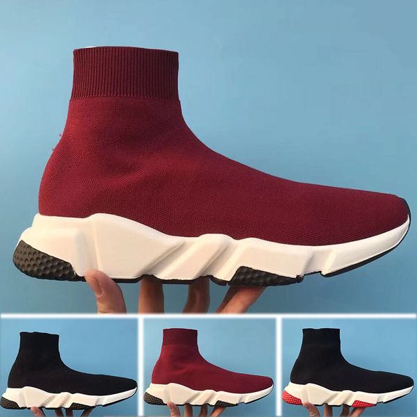 

Balenciaga Speed Low Slip-On Новые мужские дизайнерские туфли Paris Известные люксовые туфли с б