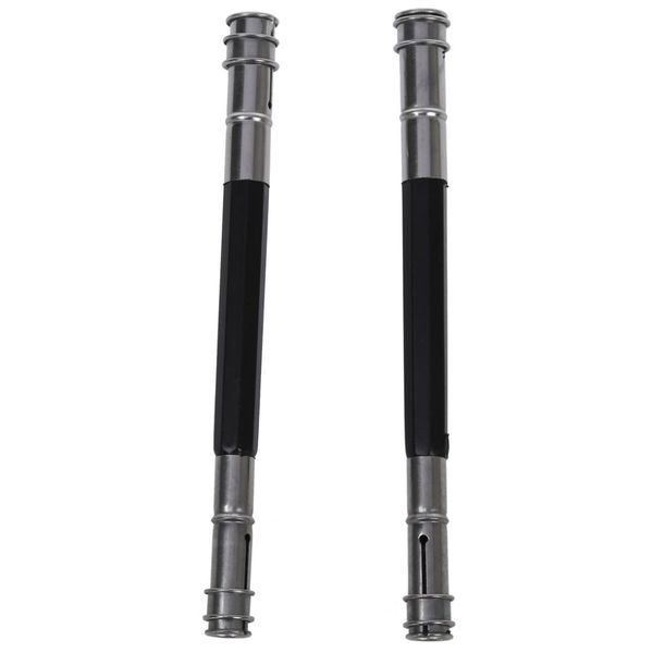 

2pcs dual-head pencil extender lengthener holder-scll, Black;red