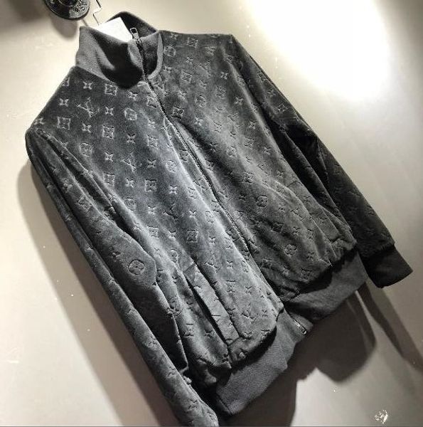 

2018 fall and winter new men de igner luxury fleece jacket u ize top bomber jacket men