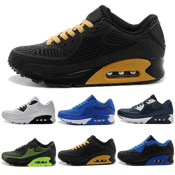 

2017 casual shoes cushion alr 90 kpu mens classic 90 casual shoes trainers sneakers man walking sports tennis shoes, Black