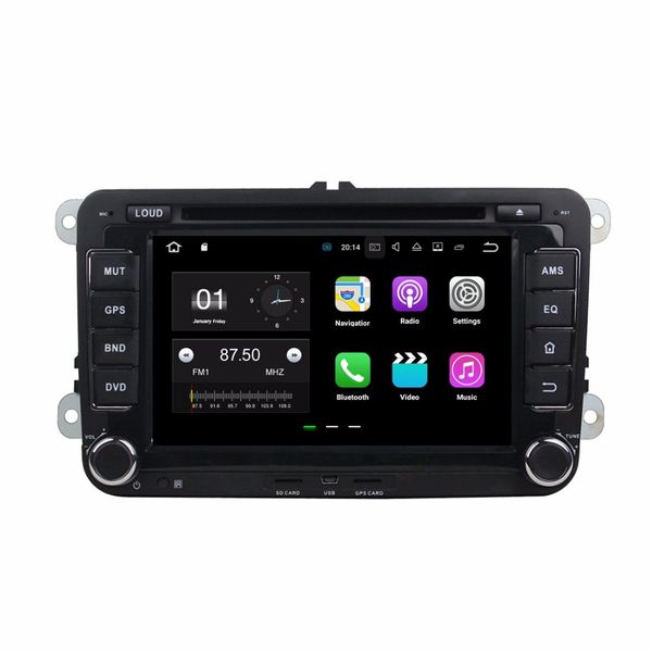 

quad core 2 din 7" android 7.1 car dvd player for volkswagen vw golf passat mk5/6 polo jetta tiguan caddy cc skoda fabia octavia