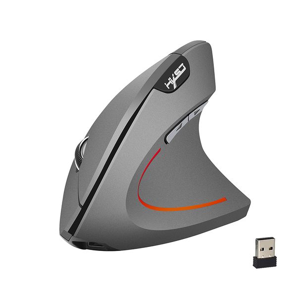 

HXSJ Wireless Mouse Vertical Mice Ergonomic Rechargeable 3 DPI optional Adjustable 2400 DPI Mouse with USB charging Cable