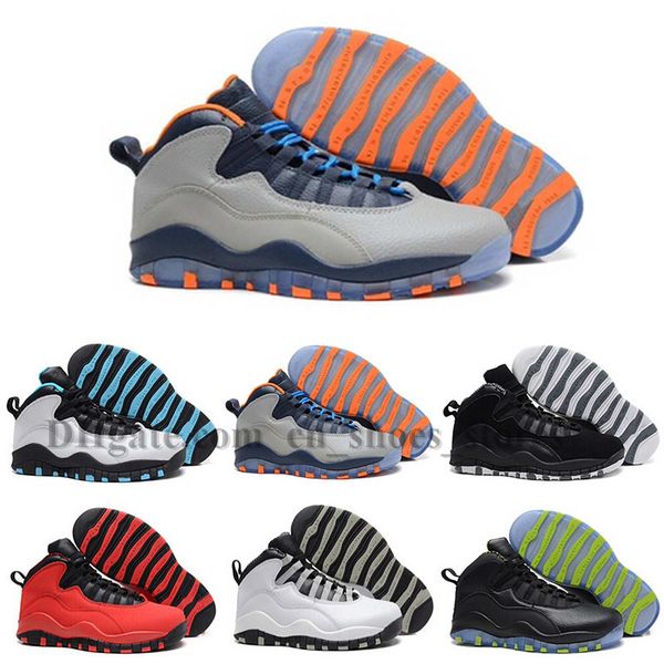

2018 men basketball shoes sneakers 10 paris nyc chi rio la hornets city pack vivid pink 10s x sports shoes us 8.0-13 with box
