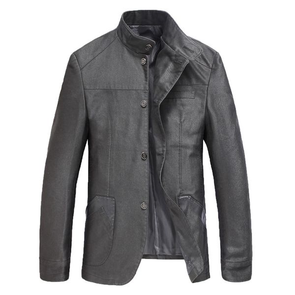 

new arrival autumn winter fashion men slim fit blazers leisure men suit jacket blazer masculino gray plus size m-2xl, White;black